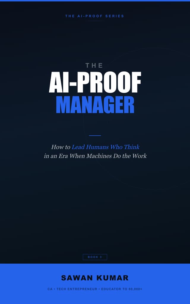 The AI-Proof Manager book cover